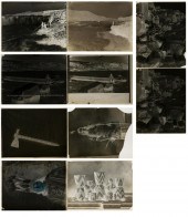TEN PHOTOGRAPHIC GLASS NEGATIV
