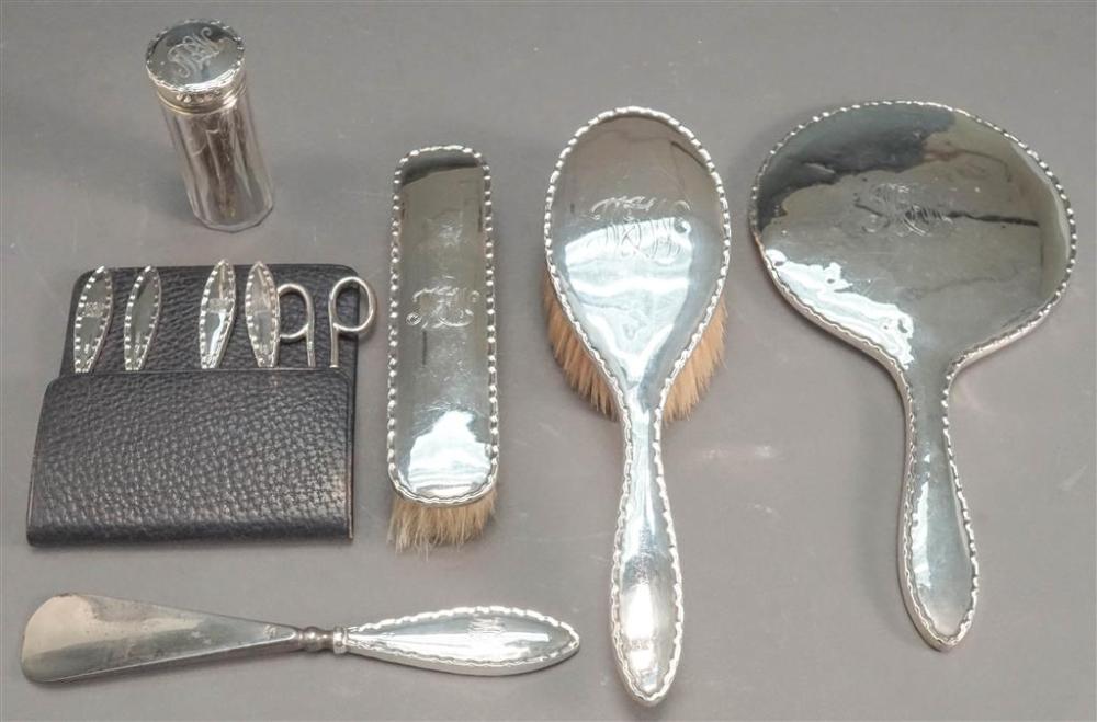 TEN PIECE BRITISH STERLING SILVER