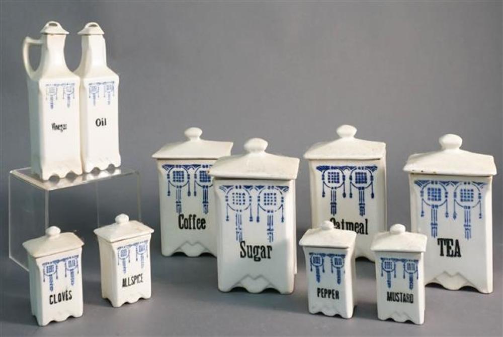 TEN-PIECE CERAMIC CANISTER