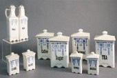 TEN-PIECE CERAMIC CANISTER SET