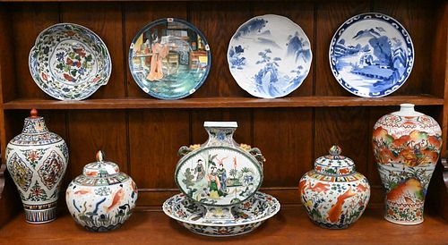 TEN PIECE CHINESE PORCELAIN