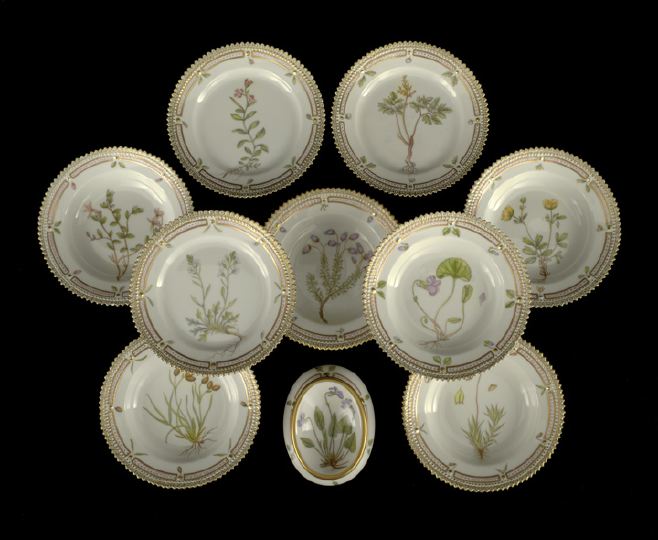 Ten-Piece Collection of Flora