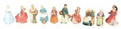 TEN PIECE GROUP OF ROYAL DOULT