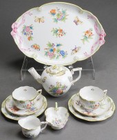 TEN PIECE HEREND HUNGARIAN POR