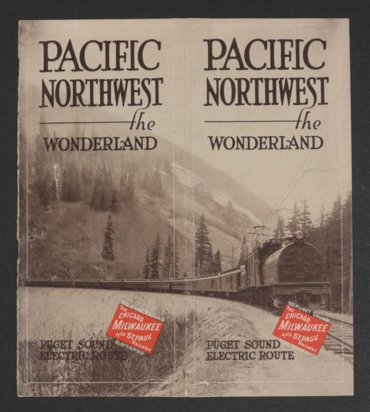 TEN PIECES MILWAUKEE ROAD EPHEMERA,