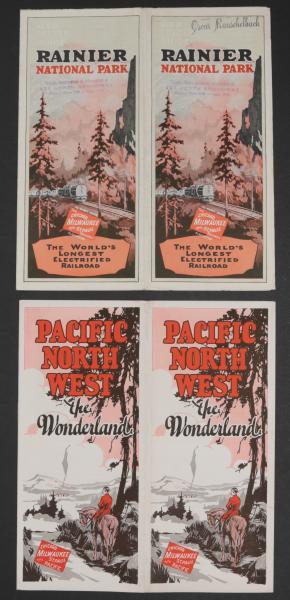 TEN PIECES MILWAUKEE ROAD RR