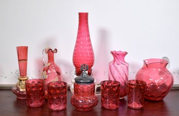 Ten pieces of antique and vintage