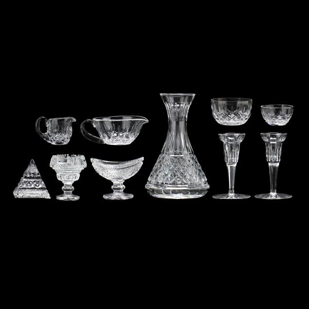 TEN PIECES OF ASSORTED WATERFORD