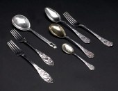 Ten Pieces of German .800 Silv