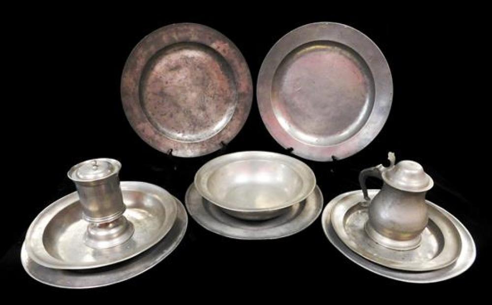 TEN PIECES OF MID 19TH/ EARLY