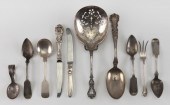 TEN PIECES OF STERLING AND COI