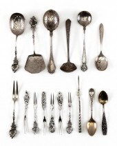 TEN PIECES OF STERLING SILVER