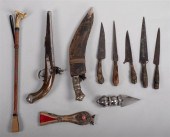 TEN PIECES OF VARIOUS MILITARI