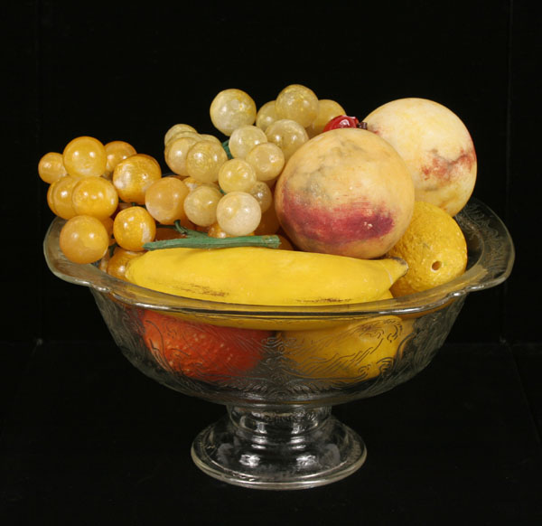 Ten pieces Victorian painted