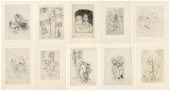 Ten Pierre Bonnard etchings (F