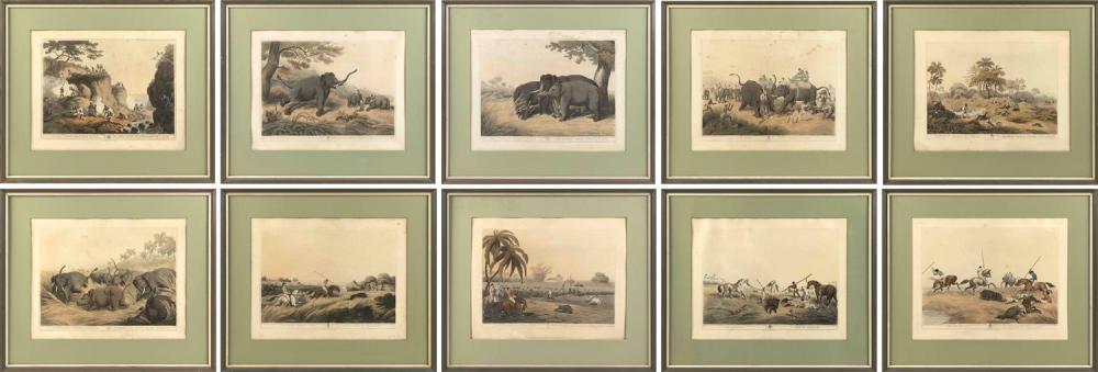 TEN PLATES FROM ORIENTAL FIELD