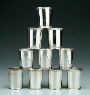 Ten Presidential sterling julep