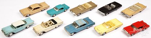TEN PROMOTIONAL CARS, LATE