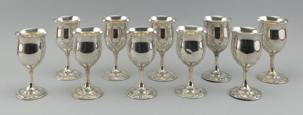 TEN REED & BARTON STERLING SILVER