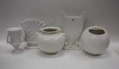 TEN ROSEVILLE ART POTTERY VESS
