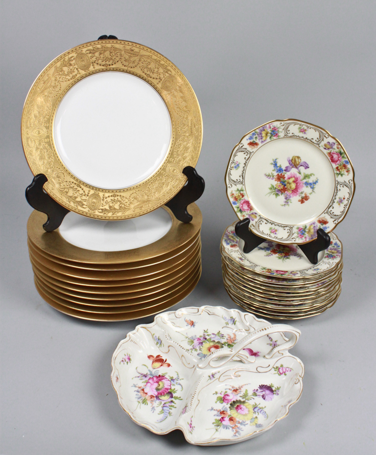 TEN ROYAL BAVARIAN PLACE PLATES