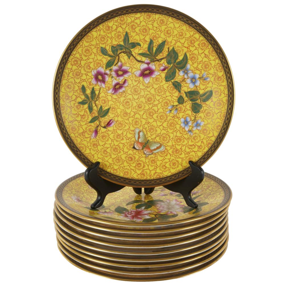 TEN ROYAL WORCESTER PORCELAIN