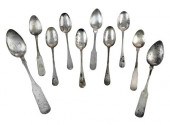 TEN SILVER SPOONS, ONE RALEIGH