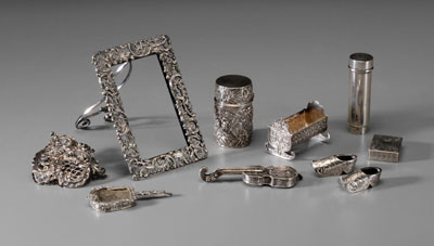 Ten Small Silver Items Gorham