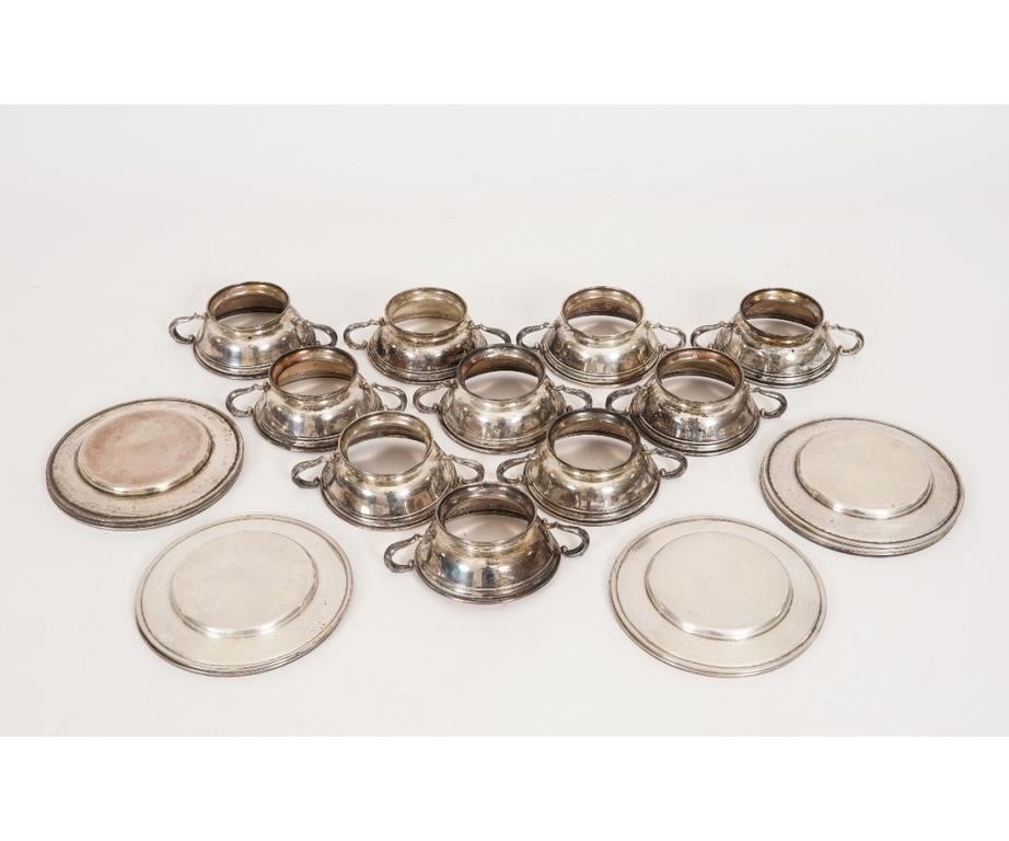 Ten sterling silver under