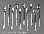 Ten Tiffany Sterling Silver Co