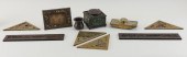 TEN TIFFANY STUDIOS BRONZE DES