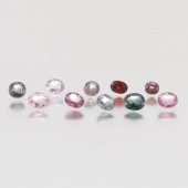 TEN UNMOUNTED 10.00 CARAT TOTA