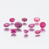 TEN UNMOUNTED 16.80 CT TOTAL M