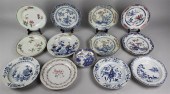 TEN VARIOUS CHINESE EXPORT PLA