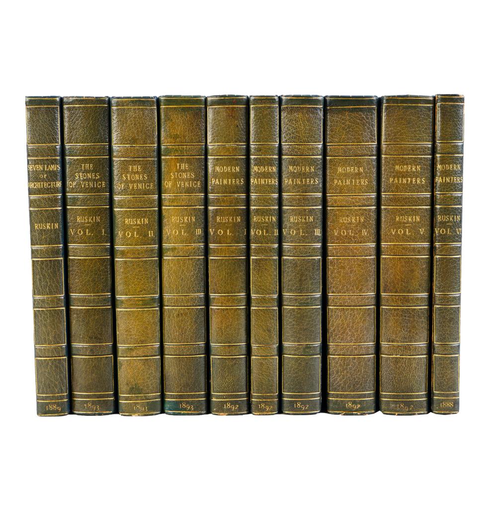 TEN VOLUMES: JOHN RUSKINRuskin,