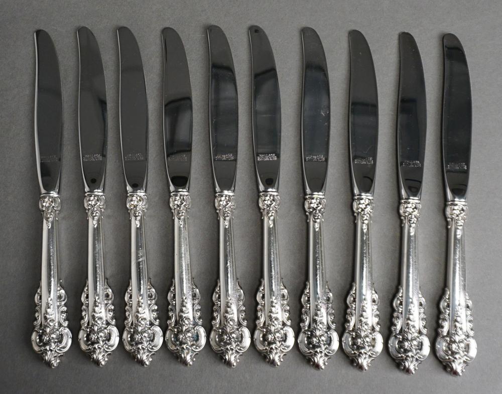 TEN WALLACE STERLING SILVER