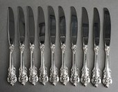 TEN WALLACE STERLING SILVER HA