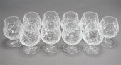 TEN WATERFORD CRYSTAL BRANDY S