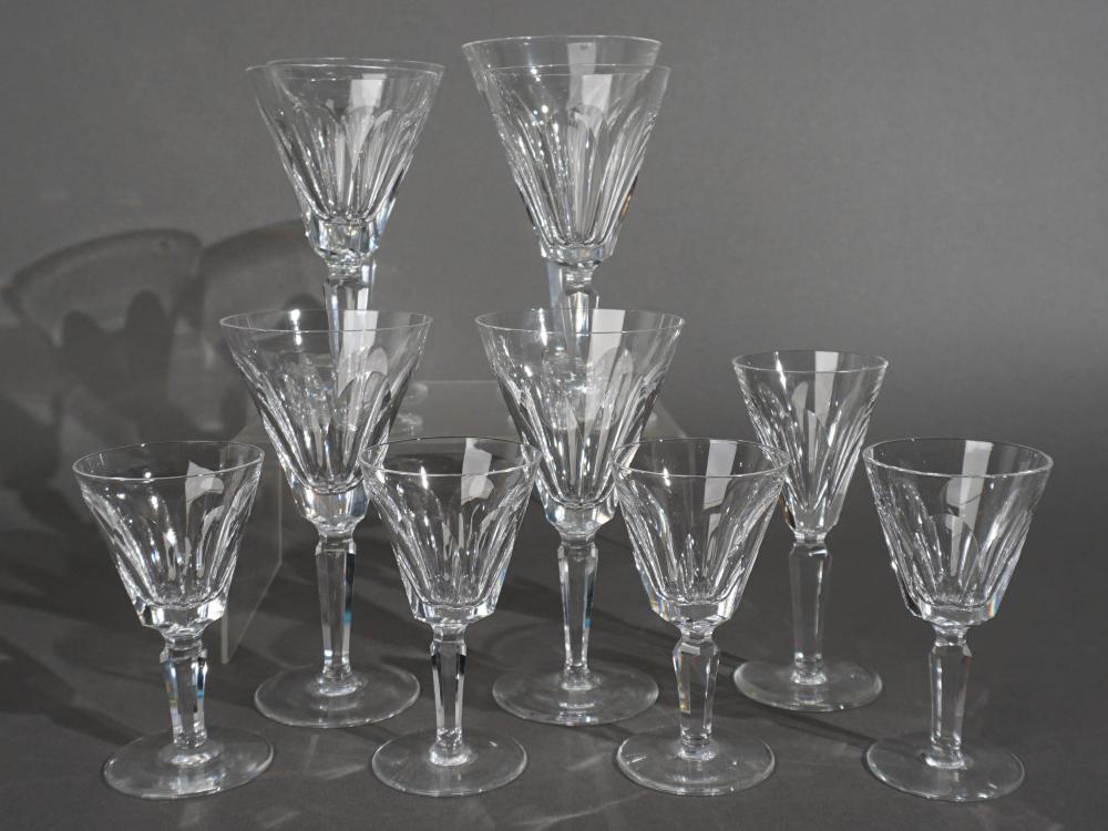 TEN WATERFORD 'SHEILA' CRYSTAL STEM