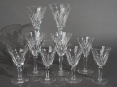 TEN WATERFORD 'SHEILA' CRYSTAL