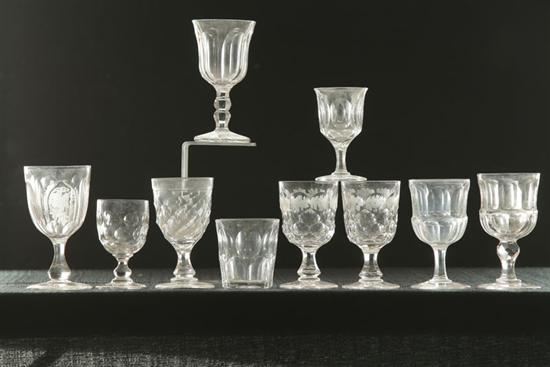 *****TEN WINES AND GOBLETS. 