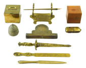 TEN WRITING AND DESK ACCESSORI
