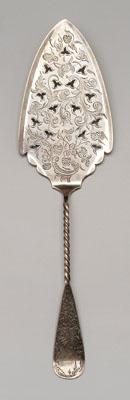 Tennessee coin silver pie server,