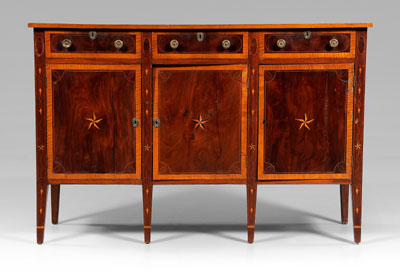Tennessee Federal inlaid sideboard,