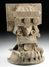 TEOTIHUACAN POTTERY FIGURAL IN
