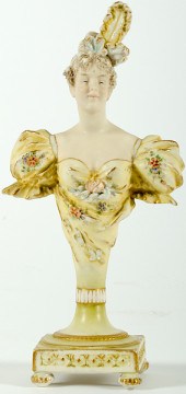 Teplitz Bohemian Porcelain Bus