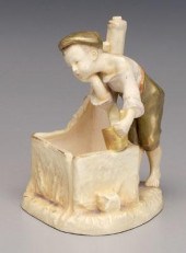 Teplitz figure, boy at a well,