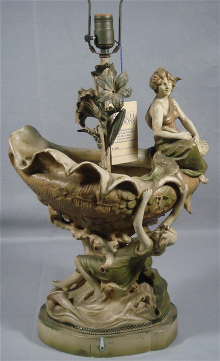 Teplitz type Amphora figural