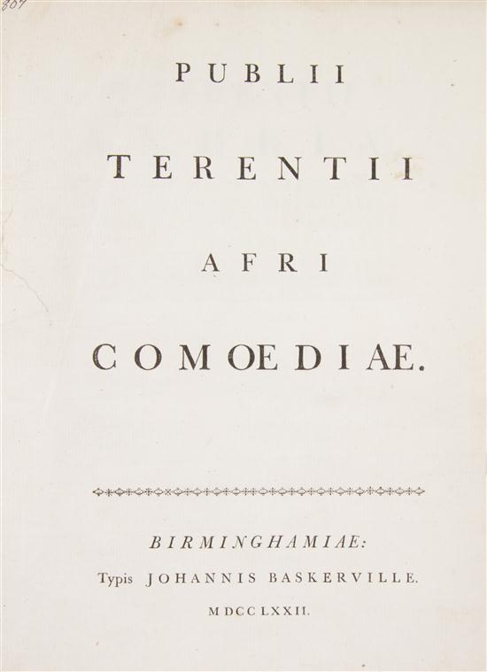 TERENCE Publii Terentii Afri