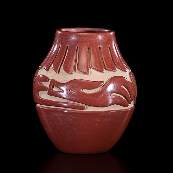 Teresita Naranjo Santa Clara Carved